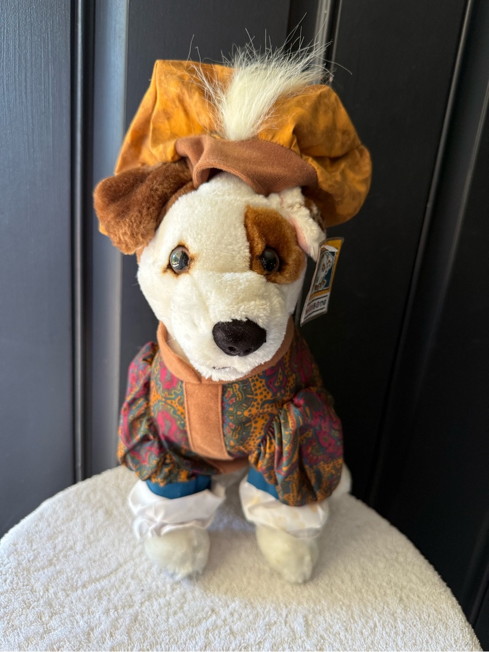 Vintage 12" Wishbone Romeo Plush Dog 1996 Big Feasts! With Tags